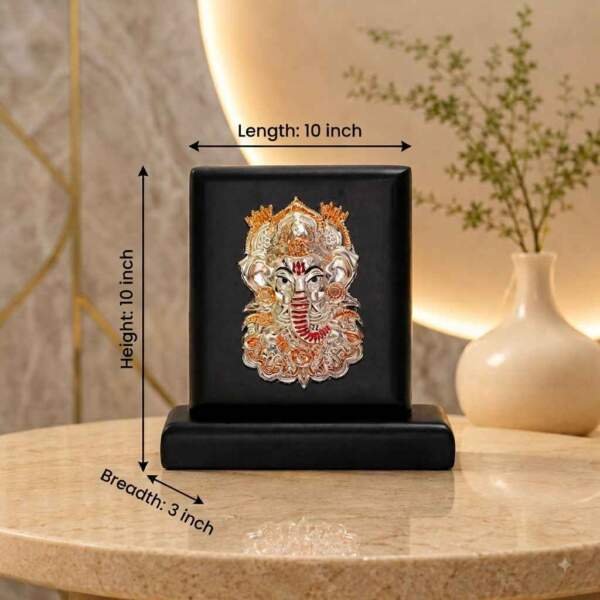 Ganesh Multicolor resin gift idol - view 8 | GW Creations
