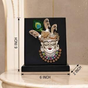 Krishna Multicolor resin gift idol - view 8 | GW Creations