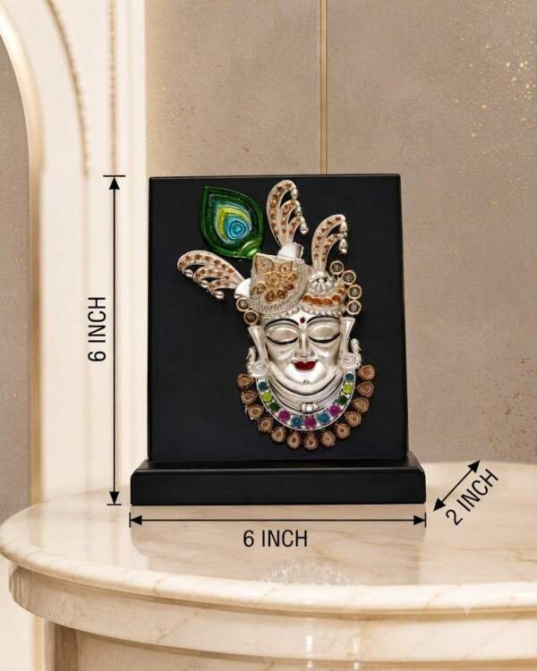 Krishna Multicolor resin gift idol - view 8 | GW Creations