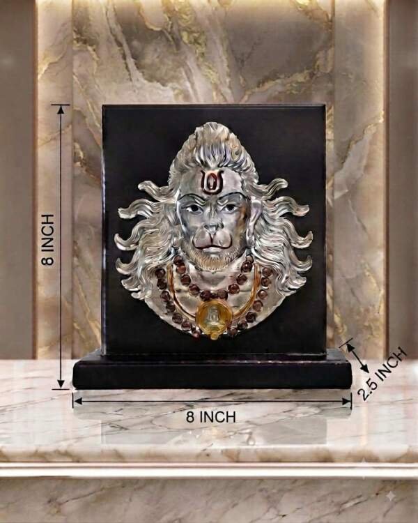 Hanuman Face Multicolor resin gift idol - view 9 | GW Creations