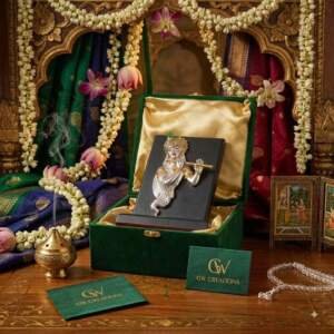 Flute Krishna Multicolor resin gift idol - view 8 | GW Creations