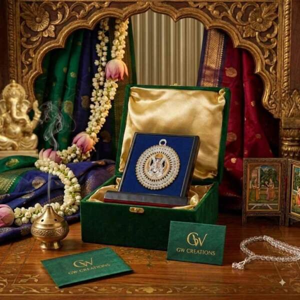 Ganesh Multicolor resin gift idol - view 9 | GW Creations