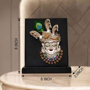 Krishna Silver resin gift idol - view 9 | GW Creations