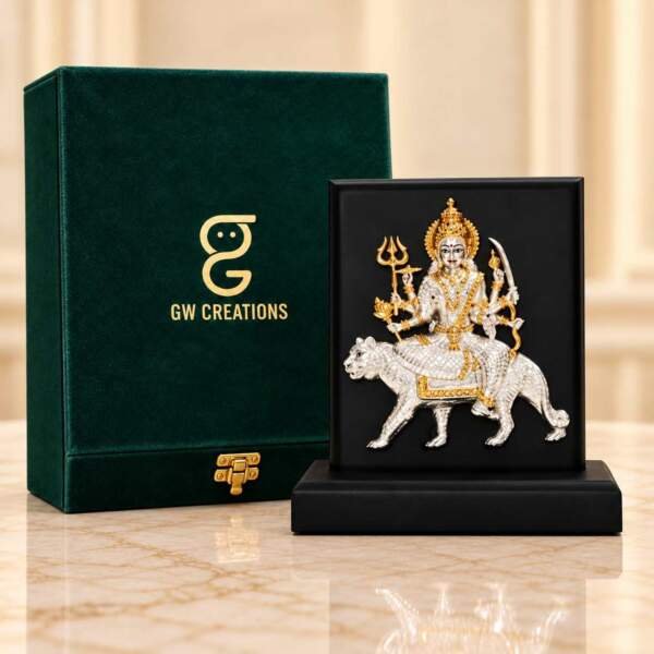 download 1-100kb Durga Mata Gold resin gift idol - view 1 | GW Creations